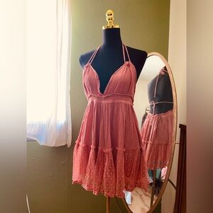 Bohemian Short Babydoll Lace Dress